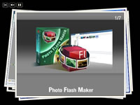 Foto Stapel Flash Vorlage