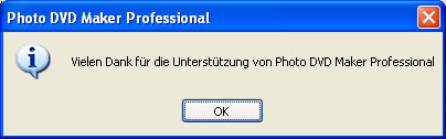 Photo DVD Maker erstellt DVD Diashow