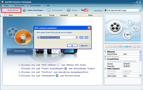 AnvSoft DVD Ripper rippt DVD