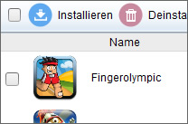 iPad App verwalten