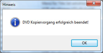 Kopieren ist erfolgreich