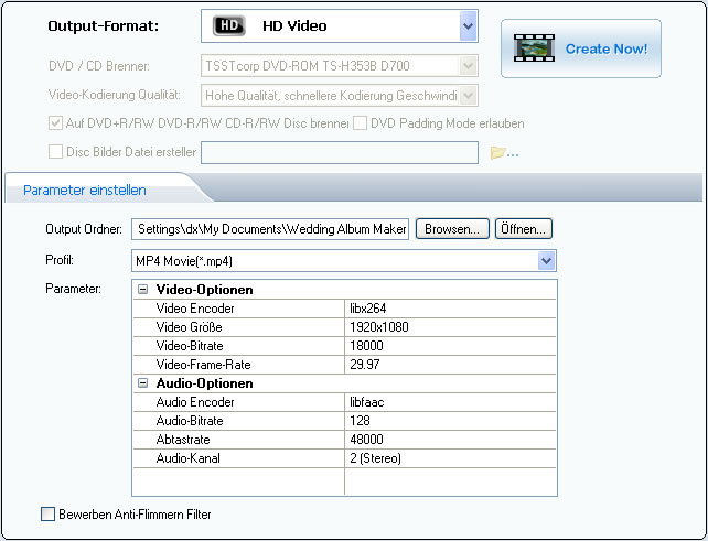 Erstellen Sie Hd Video Diashow Avc H 264 Video Diashow